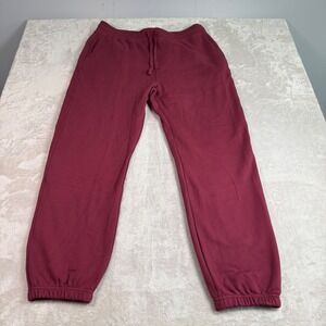 NWOT American Giant Mens Classic Sweatpants Joggers XL Burgundy USA Athleisure